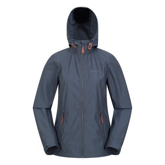 Mountain Warehouse Womens/Ladies Iona Soft Shell Jacket (Charcoal) - Image 1