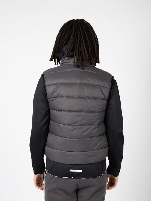 Champion Sin mangas Down Vest del hombre Gris - Image 4