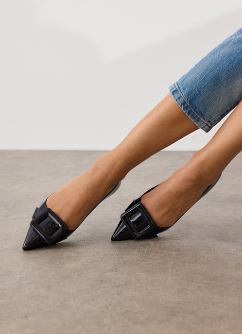 LK Bennett Devon Flats, Navy