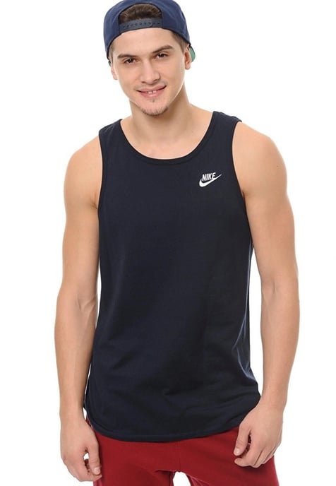Camiseta sin mangas tipo chaleco informal Athletic Gym de Nike en azul marino para hombre - Image 1