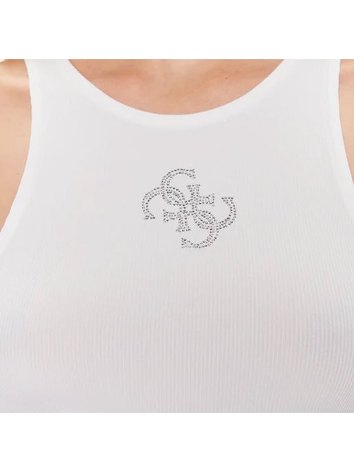 Camiseta sin mangas Guess para mujer con logotipo 4G - Image 2