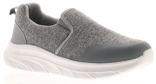 Focus Mens JerseyTrainers Comfy Wilkie Slip On grey
