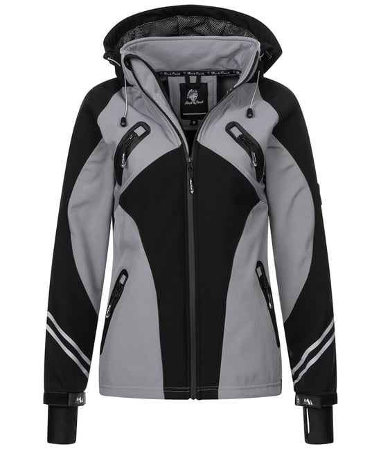 Rock Creek Softshelljacke Schwarz
