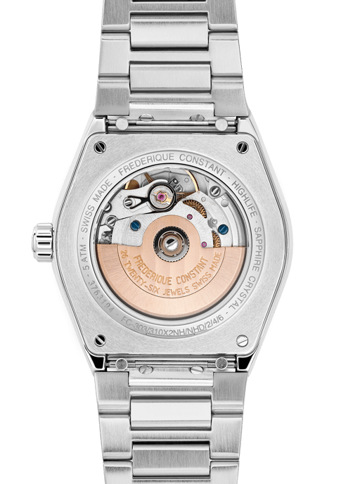 Frédérique Constant Highlife Heart Beat Women's Silver Watch FC-310SD2NH6B - Image 2