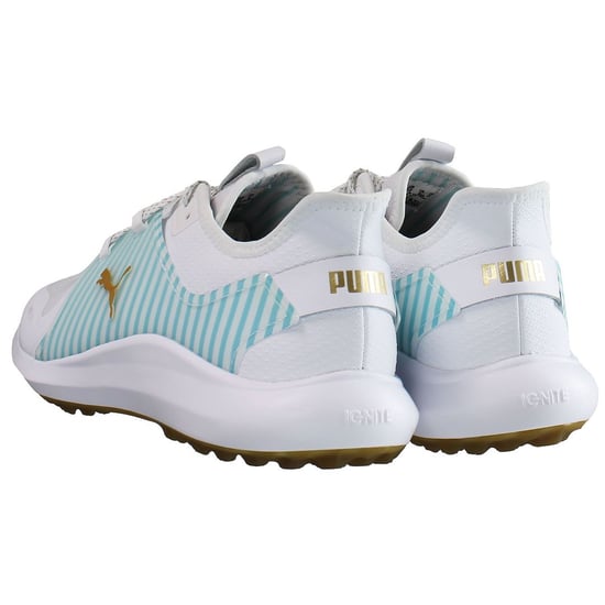 Puma Ignite Fasten8 Seersucker Golf White Mens Shoes