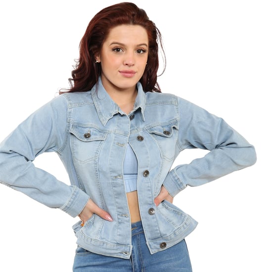 Chaqueta vaquera elástica Enzo para mujer - Image 6
