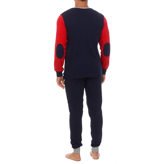 A0CHI men's long-sleeved tundose fabric pajamas