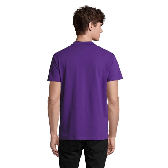 SOLS Mens Spring II Polo Shirt (Dark Purple) - Image 2