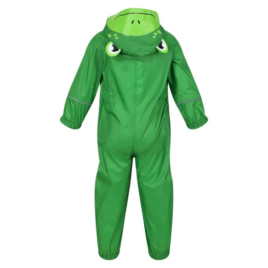Regatta Childrens/Kids Charco Frog Puddle Suit (Extreme Green)