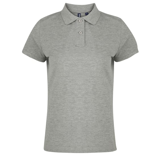 Asquith & Fox Womens/Ladies Plain Short Sleeve Polo Shirt (Heather) - Image 1