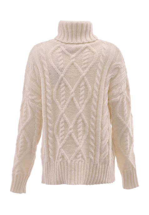 Mymo Turtleneck  pullover women off-white - Image 2