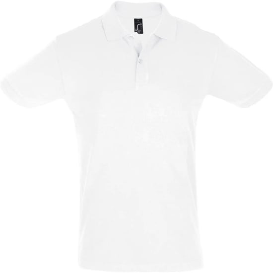 SOLS Mens Perfect Polo Shirt (White) - Image 1