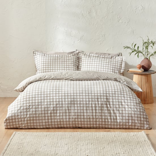 Barton Check 100% Cotton Duvet Cover Set