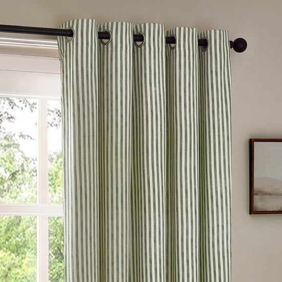 Cortinas de Algodón con Ojetes a Rayas Hebden de Yard - Image 4