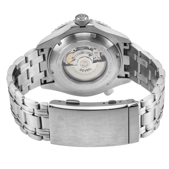 Reloj Suizo Automático Gris Gevril para Hombre Hudson Yards - Image 2