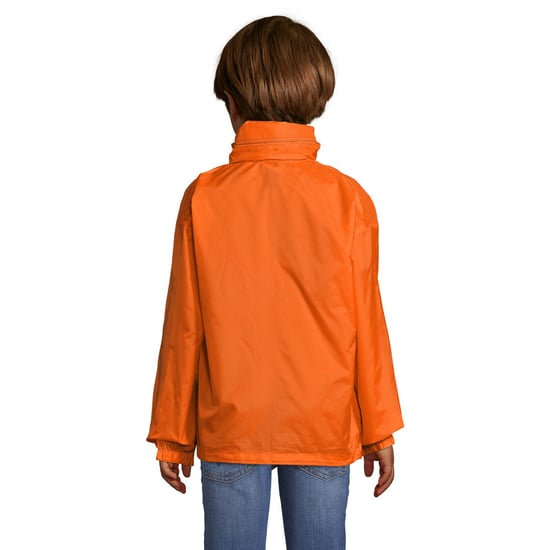 SOLS Childrens/Kids Surf Windbreaker (Orange) - Image 2
