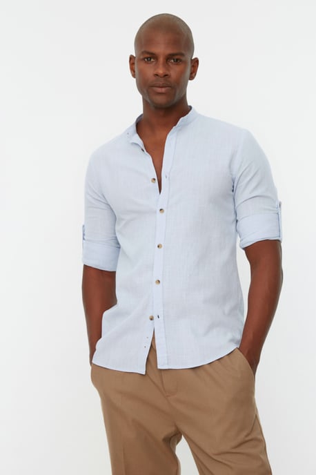Trendyol Men's  Straight  Shirt - Image 1