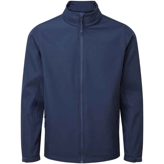 Premier Mens Windchecker Recycled Soft Shell Jacket (Navy) - Image 1