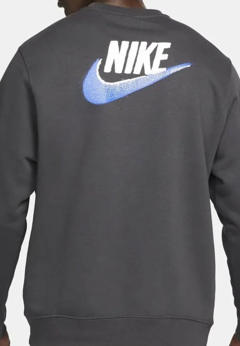 Chándal con cuello redondo Standard Issue de Nike para hombre en gris humo oscuro - Image 2