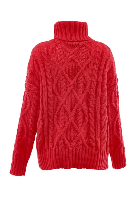 Mymo Turtleneck  pullover women coral - Image 2
