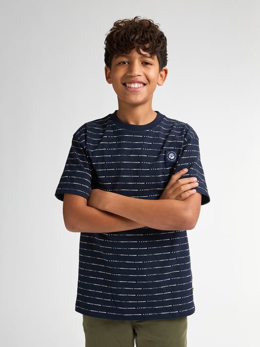 Petrol Industries - All-over Print T-shirt Sandview Boys - Navy Blue - Image 3