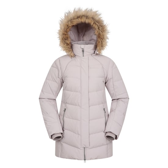 Mountain Warehouse Womens/Ladies Isla II Long Down Jacket (Light Beige) - Image 1