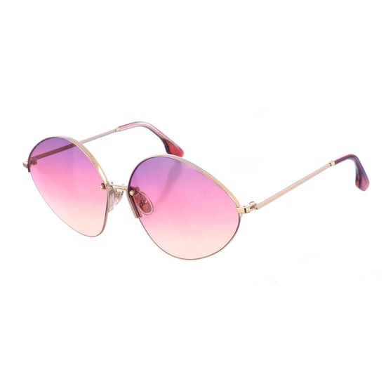 VB220S women's oval-shaped metal sunglasses