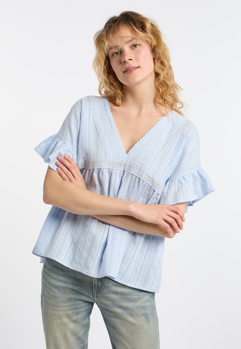 Dreimaster Tunika women light blue - Image 3