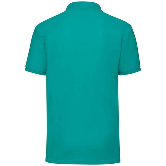 Fruit of the Loom Mens Pique Polo Shirt (Emerald) - Image 2