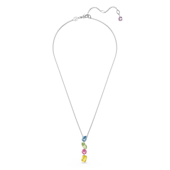 Swarovski 'Gema' Women's Base Metal Necklace - Silver 5692421 - Image 3