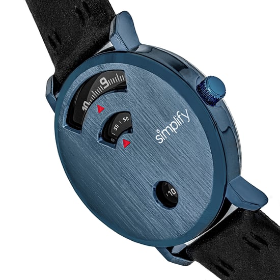 Simplify The 7000 Leather-Band Watch
