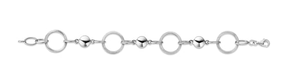Orphelia Women's 925 Sterling Silver Set: Chain + Bracelet - Silver SET-014
