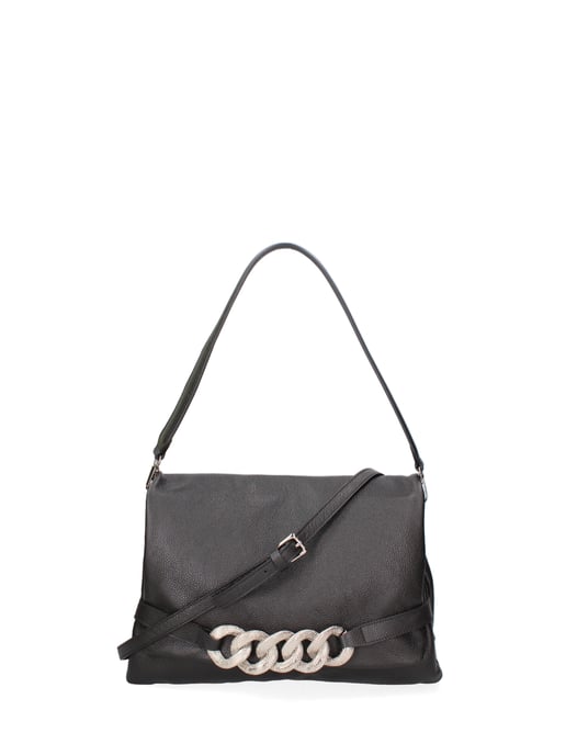 John Richmond Bolso de hombro Mujer BLACK AND SILVER - Image 5