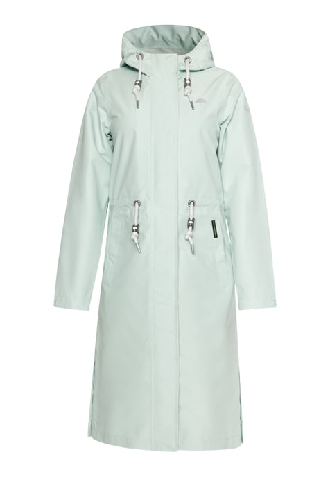 Schmuddelwedda raincoat women pastel mint - Image 1