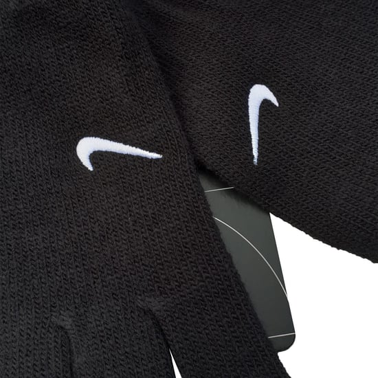 Nike Childrens/Kids 2.0 Knitted Swoosh Gloves (Black) - Image 4