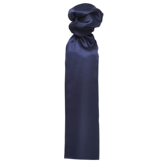 Premier Scarf - Ladies/Womens Plain Business Scarf (Navy) - Image 1