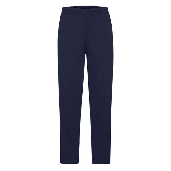 Fruit of the Loom Mens Open Hem Jogging Bottoms (Deep Navy) - Image 1