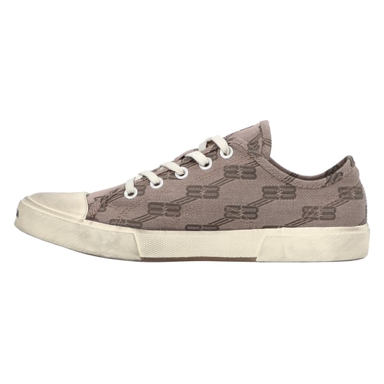 Balenciaga Paris Low Bb Monogram Brown