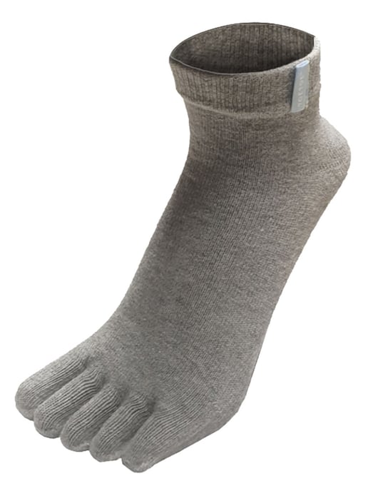 TOETOE - Calcetines Tobilleros de Algodón para Hombre y Mujer - Grises - Image 1