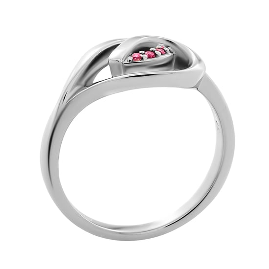 Orphelia 'Dazzle' Women's 925 Sterling Silver Ring - Silver ZR-7518/R - Image 3
