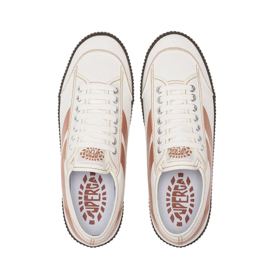 Superga Mens 2619 St 1 Trainers (White Avorio/Brown) - Image 4