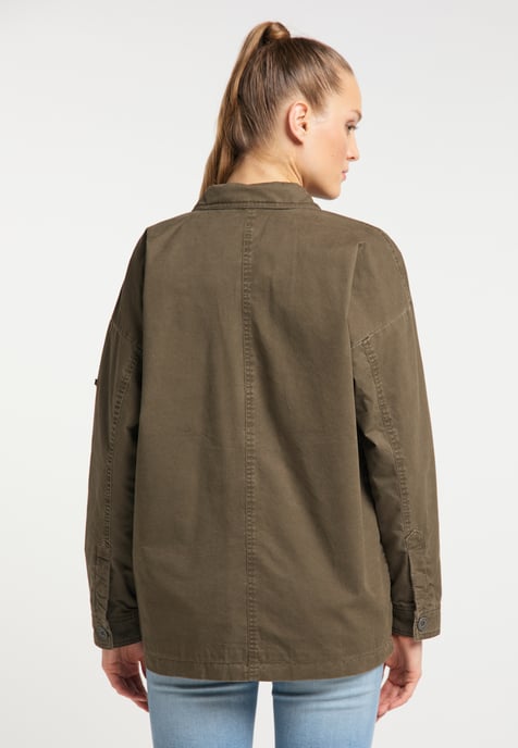 Dreimaster light jacket women Military olive - Image 4