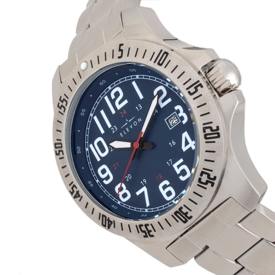 Elevon Aviator Bracelet Watch w/Date