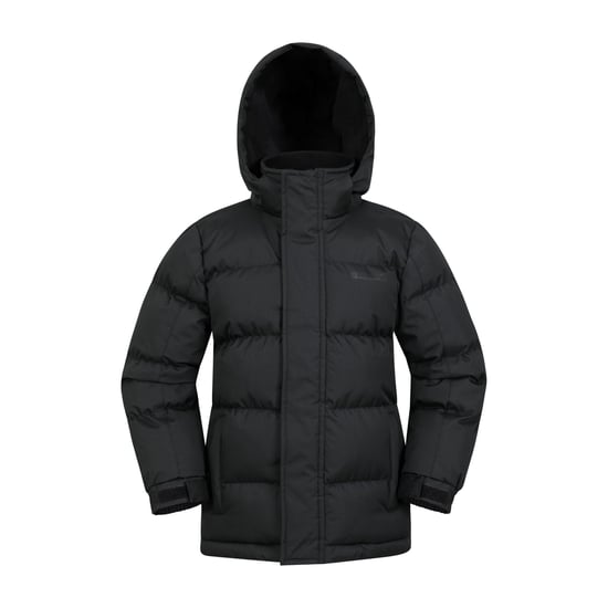 Mountain Warehouse Childrens/Kids Snow II Water Resistant Padded Jacket (Black)