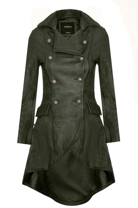 Womens Gothic Victorian Coat-Accra