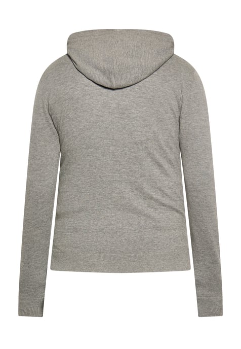 Mo Hooded jacket Men Grey melange - Image 2