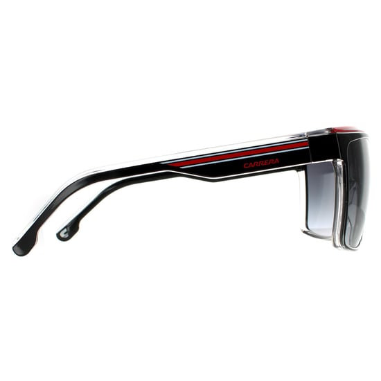 Gafas de sol Carrera Shield Unisex Negro Cristal Blanco Rojo Gris Oscuro Degradado - Image 4