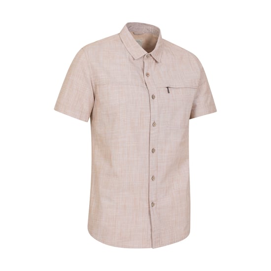 Mountain Warehouse Mens Coconut Slub Short-Sleeved Shirt (Yellow) - Image 6