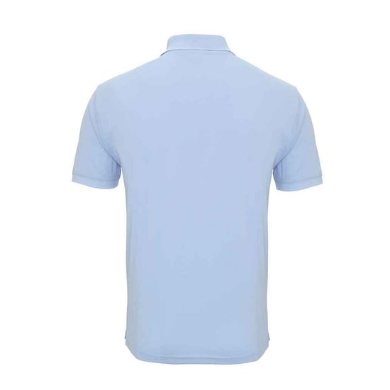 Premier Mens Coolchecker Pique Polo Shirt (Light Blue) - Image 2