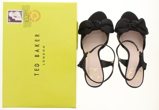 Zapatos de mujer Ted Baker Heevia Tacones Stiletto con Detalle de Lazo Tira Negro - Image 6